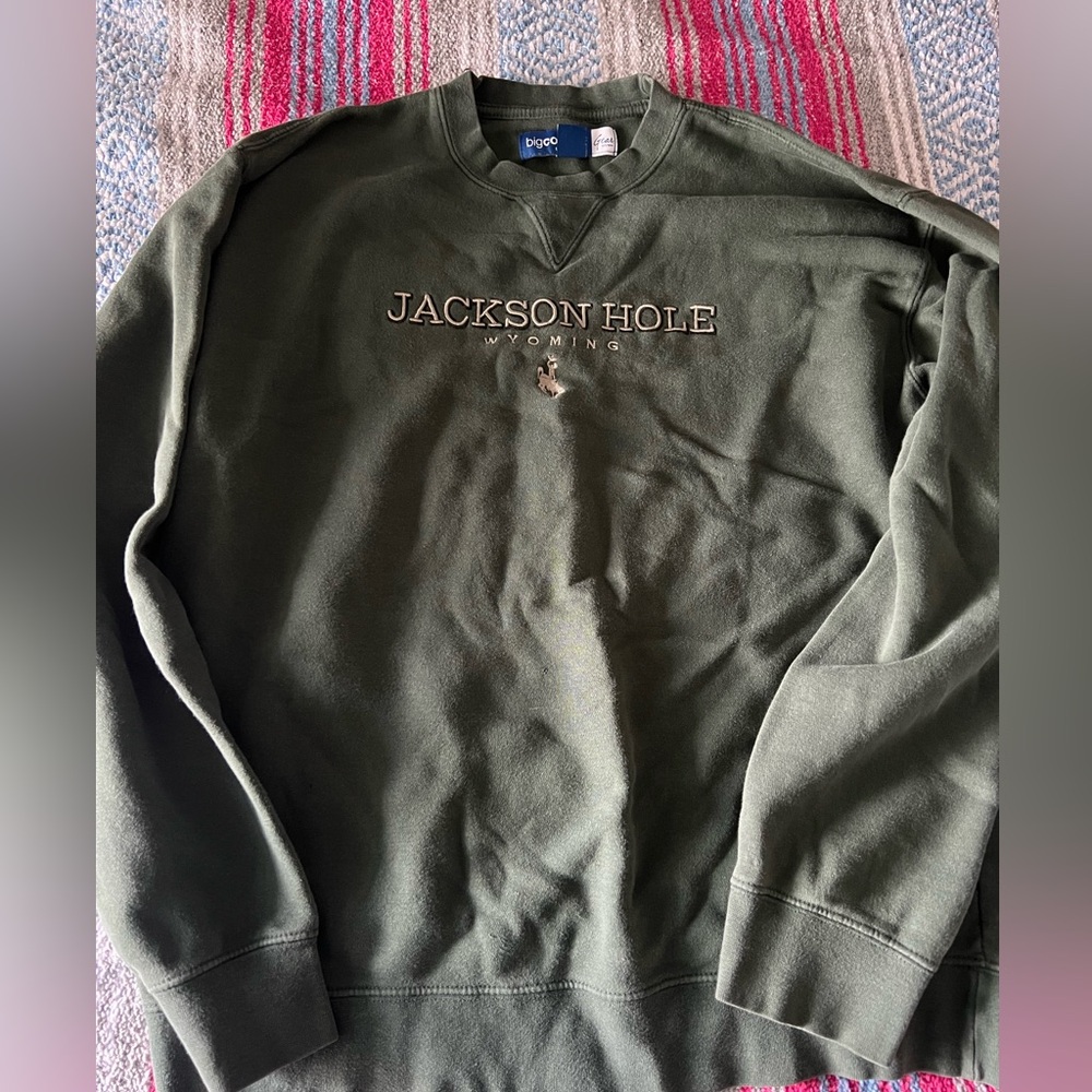 JACKSON HOLE WYOMING CREWNECK